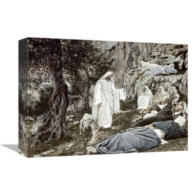 Global Gallery Jesus Tempted In The Wilderness On Canvas by James